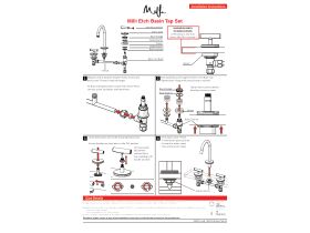 Installation Instructions - Milli Etch Basin Tap Set