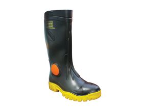 Maxisafe Foreman Black Gumboot with Safety Toecap