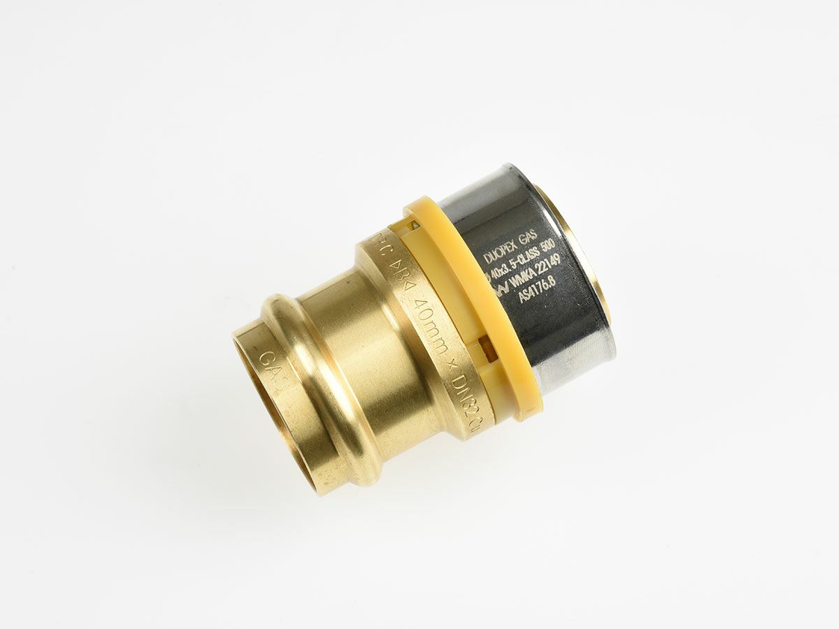 Duopex Crimp Adaptor 40mm x DN32 B-Press Gas