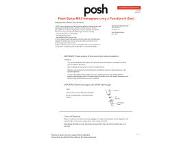 Installation Instructions - Posh Solus MK3 Handpiece Only 3 Function (4 Star)
