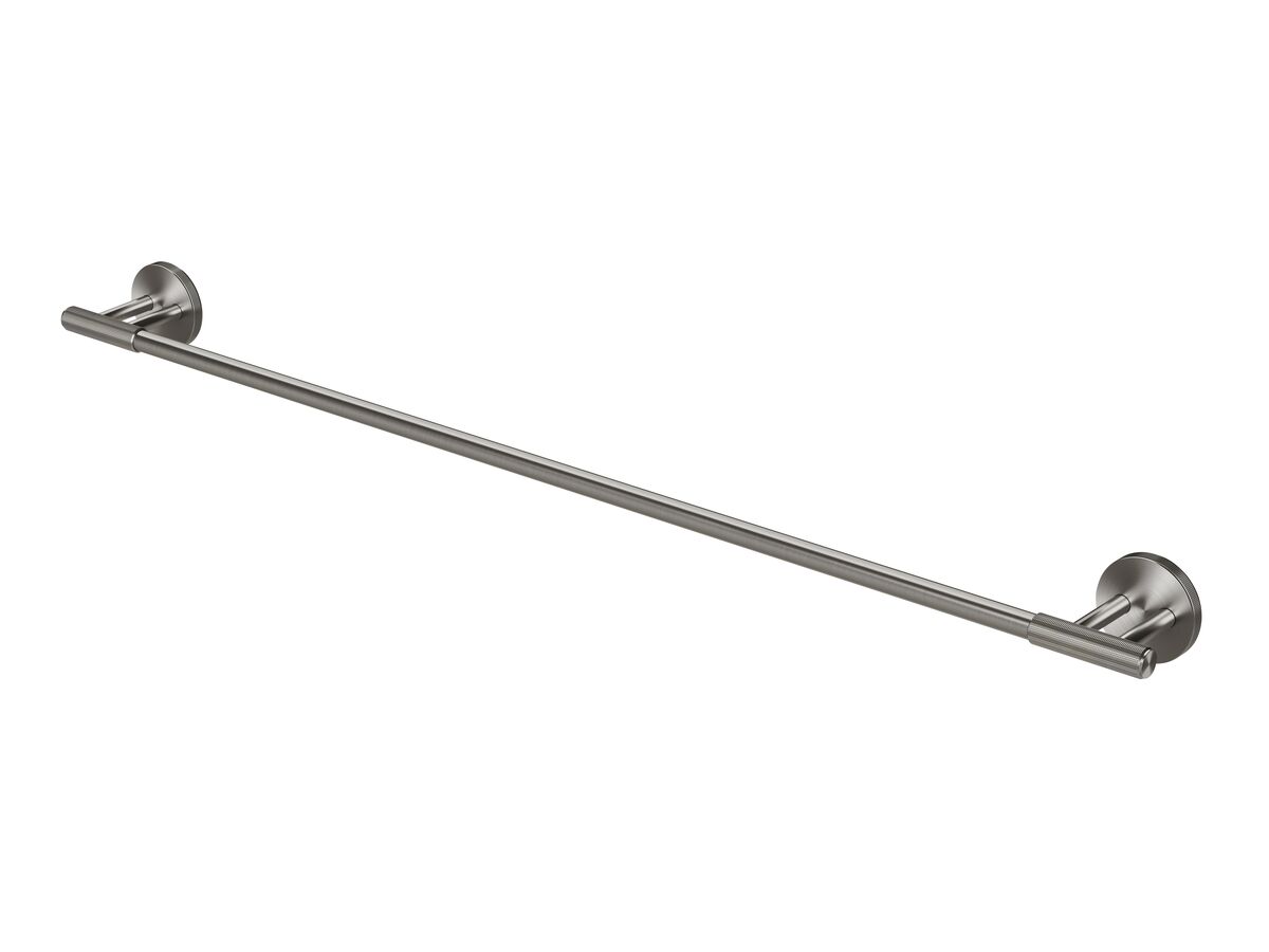 Hero - Milli Marq Edit Single Towel Rail 800mm Brushed Gunmetal
