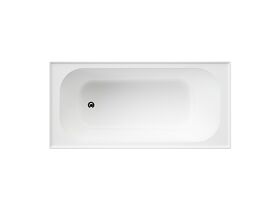 Luna Four Tile Flange Bath 1525 White
