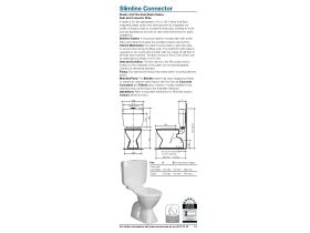Technical Guide - Caroma Slimline Cistern 4.5/3 (Adjustable) with Seat Almond Ivory (4 Star)