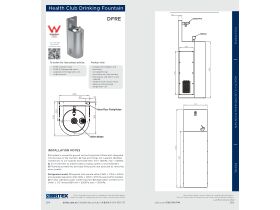 Installation Instructions - Britex Free Standing Drinking Fountain Stainless Steel