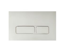 Hideaway+ Rectangle Button/ Plate Inwall ABS Brushed
