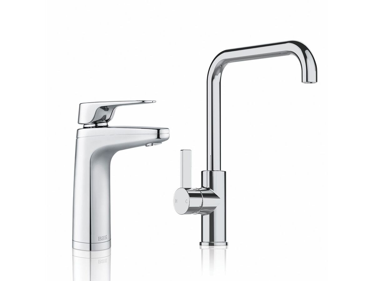 Billi Quadra Plus 15 with XL Levered Dispenser and Square Mixer Chrome