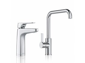 Billi Quadra Plus 15 with XL Levered Dispenser and Square Mixer Chrome