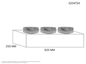 S/A MITS ELEC 925 X 255 3 - WAY