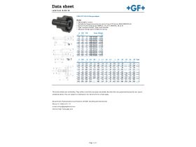 Specification Sheet - Cool-Fit 2.0 Flange Adaptor