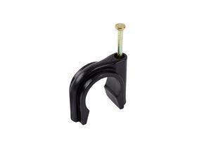 25mm Auspex Clip Black-Twist Shank Nail (100)