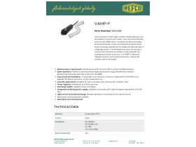 Specification Sheet - Refco Vamp-F Condensate Pump