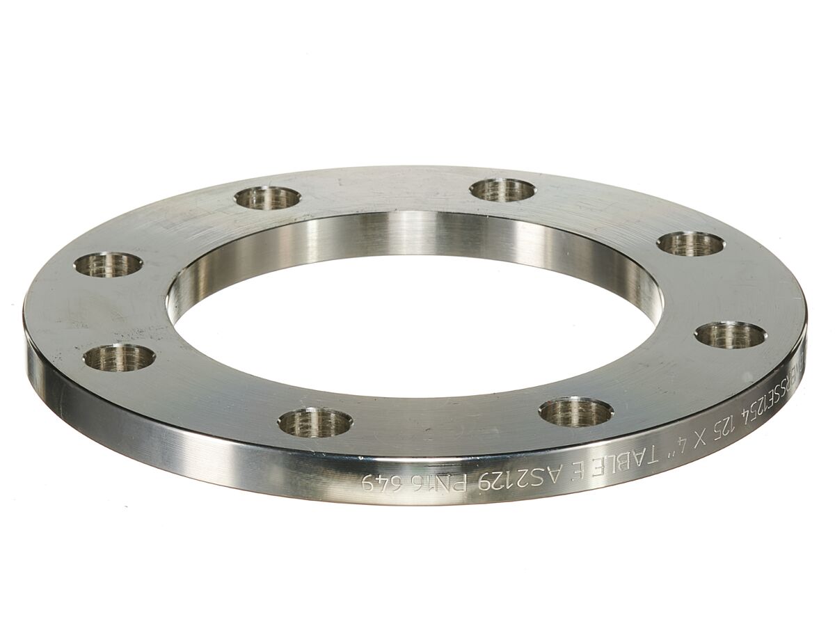 Table E 316 For Poly Pipe Stainless Steel Backing Ring 125/100mm
