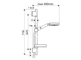 Hansgrohe Raindance S 120 Rail Shower Chrome (3 Star)