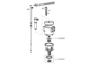Caroma Univeral Pull Chain Outlet Valve