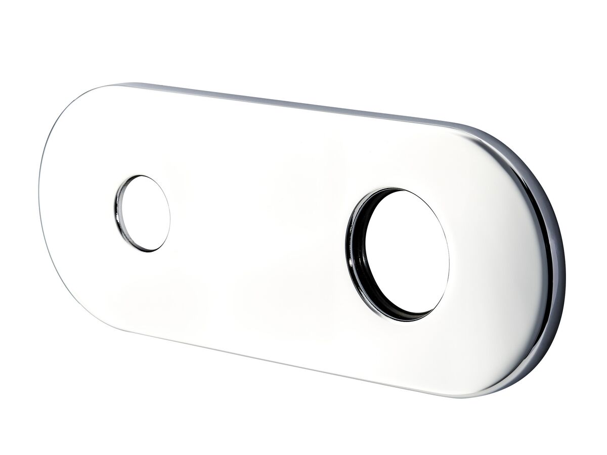 Mizu Bliss Wall Mixer Tap Set Cover Plate Chrome