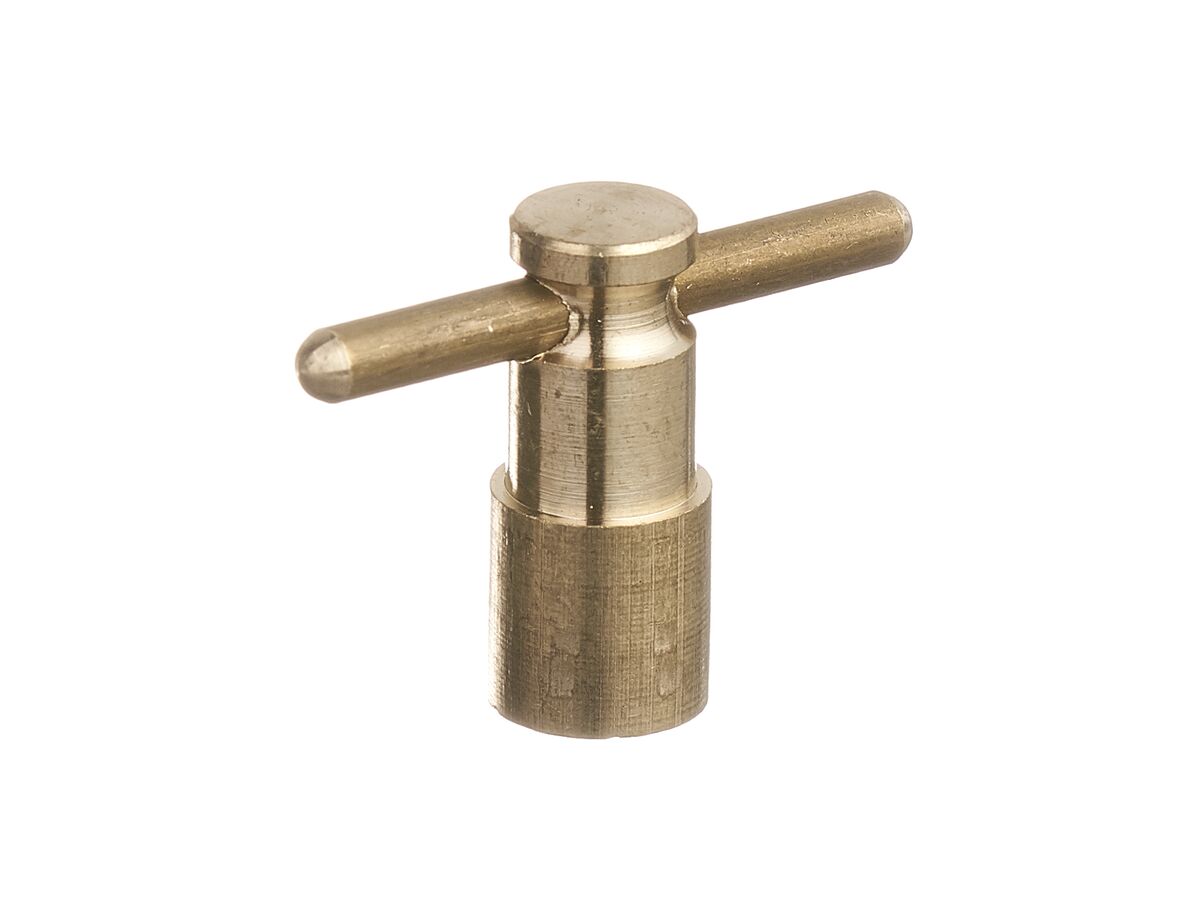 Vandal Proof Key Spline Brass T Head