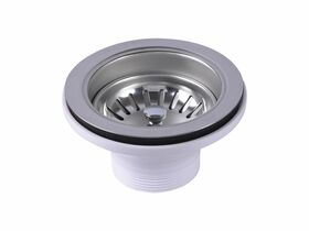 Posh Solus 90mm x 50mm Sink Basket Plug & Waste