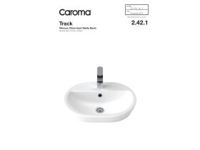 Technical Guide - Caroma Track Inset Basin 1 Taphole White