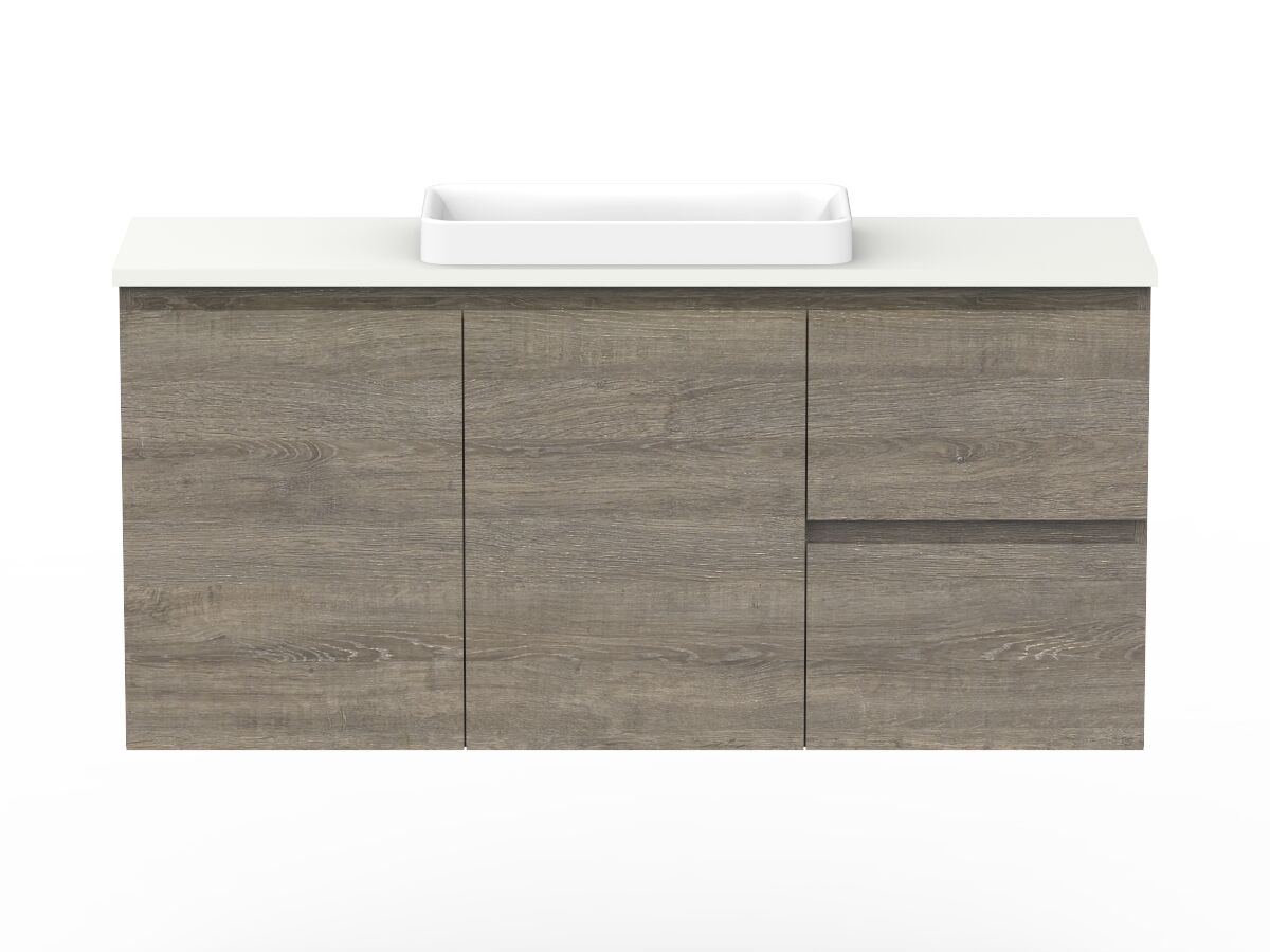 Posh Domaine Plus 1200mm Ensuite Wall Hung Vanity Unit Single Bowl