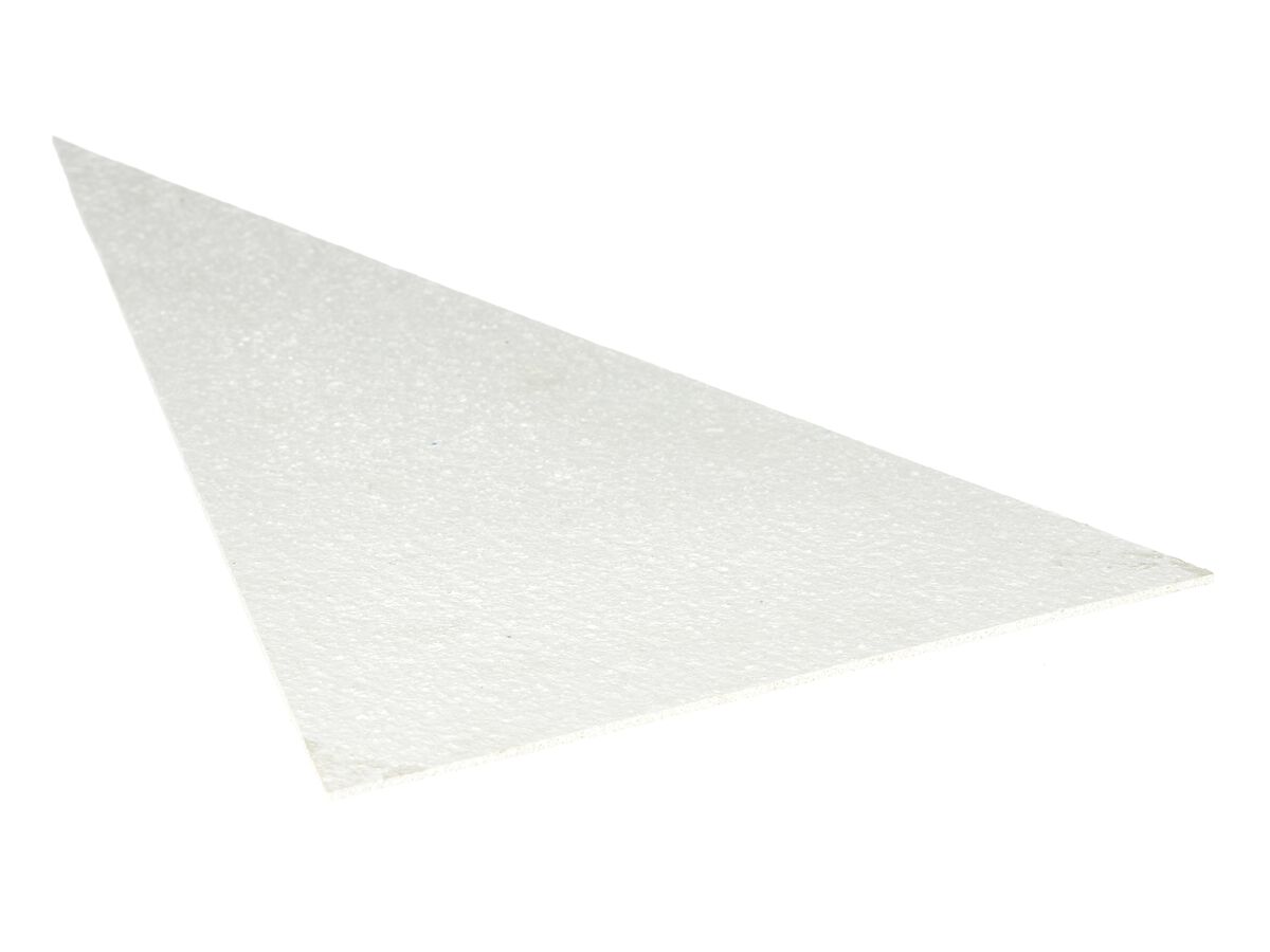 White Theroplast Hydrant Triangle 455mm x 250mm