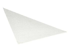 White Theroplast Hydrant Triangle 455mm x 250mm