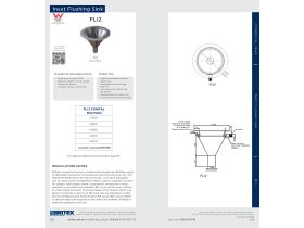 Installation Instructions - Britex Stainless Steel Inset Flushing Spittoon Sink - Conical Bowl