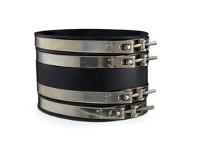 PVC x PVC Rubber Coupling 225mm Double Clip from Reece