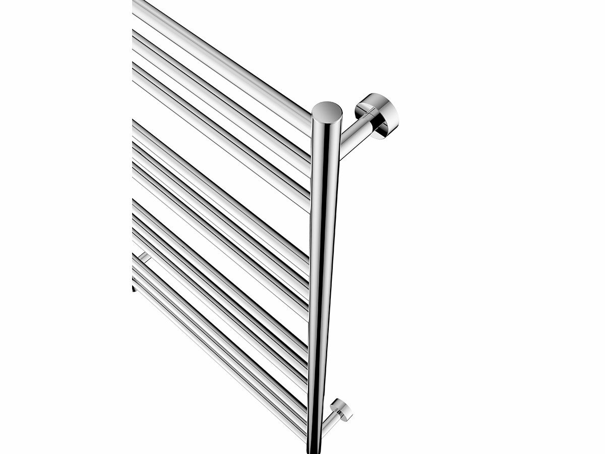 Posh Domaine Heated Towel Rail 650 x 1100mm Polished Stainless Steel