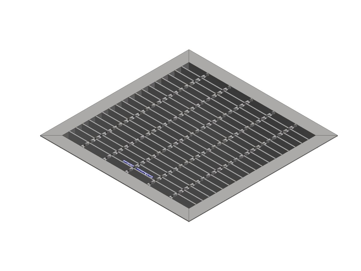 GMS Drop In Grate "B" Suit 600mm x 600mm Pit