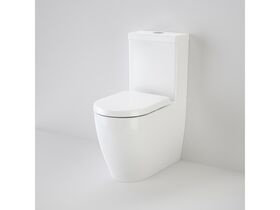 Urbane Wall Faced Close Coupled Universal Trap Toilet Suite with Arc Standard Seat White (4 Star)