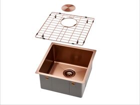 Supporting Image 02 - Memo Zenna Single Bowl Sink Stainless Steel Nanoplated Bronze