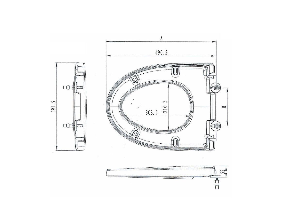American Standard Acacia E Soft Close Quick Release Seat White with