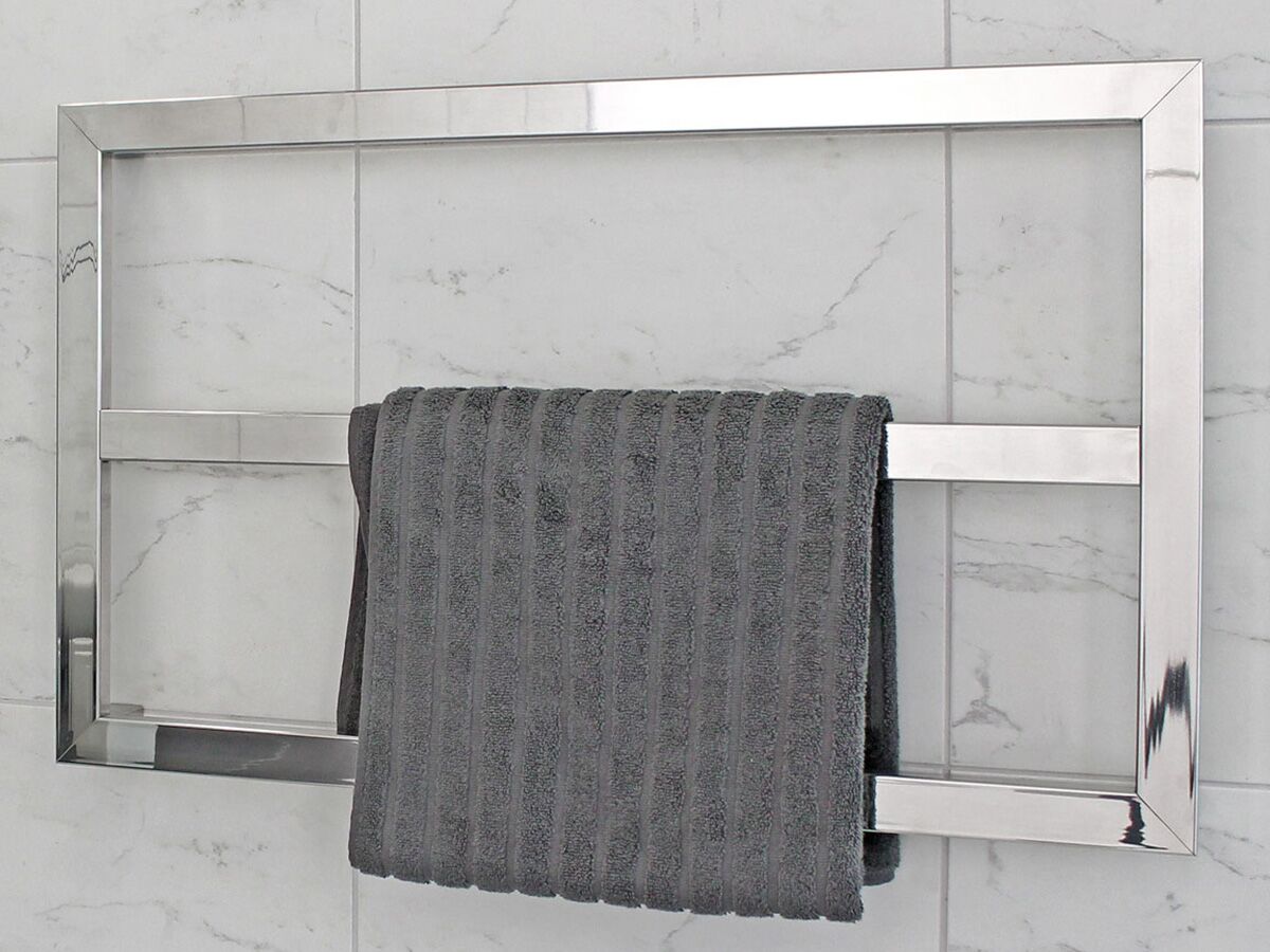 Kado Lux Quad Frame Heated Towel Rail 520 X 850 Polished Stainless