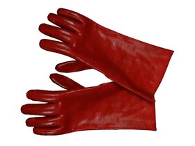 2Tuff Red PVC Gloves Pair