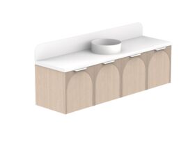 ADP Archie by Alisa & Lysandra All Door Wall Hung Vanity Unit Centre Bowl 1800 Friday