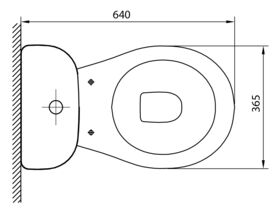 Porcher Heron Toilet Suite Close Coupled S-Trap with Soft Close Quick Release Seat 140 Setout White/Chrome (4 Star)