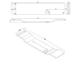 Mizu Bliss Bath Shelf Walnut
