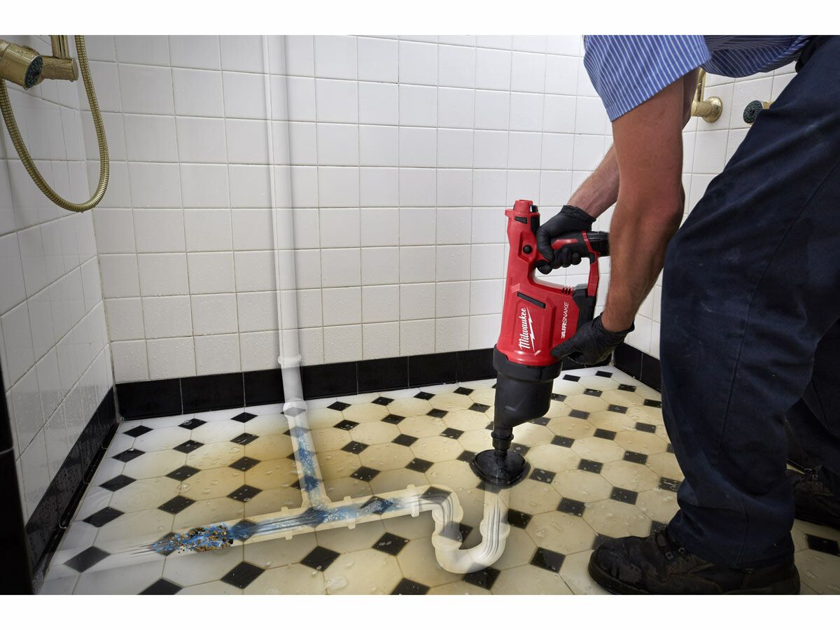 Milwaukee M12 Airsnake Drain Clean Kit from Reece