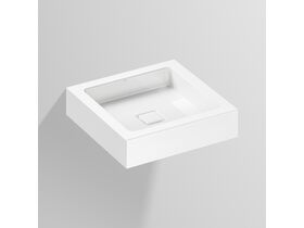 Alape WT.Q3 Wall Basin No Taphole 450mm White