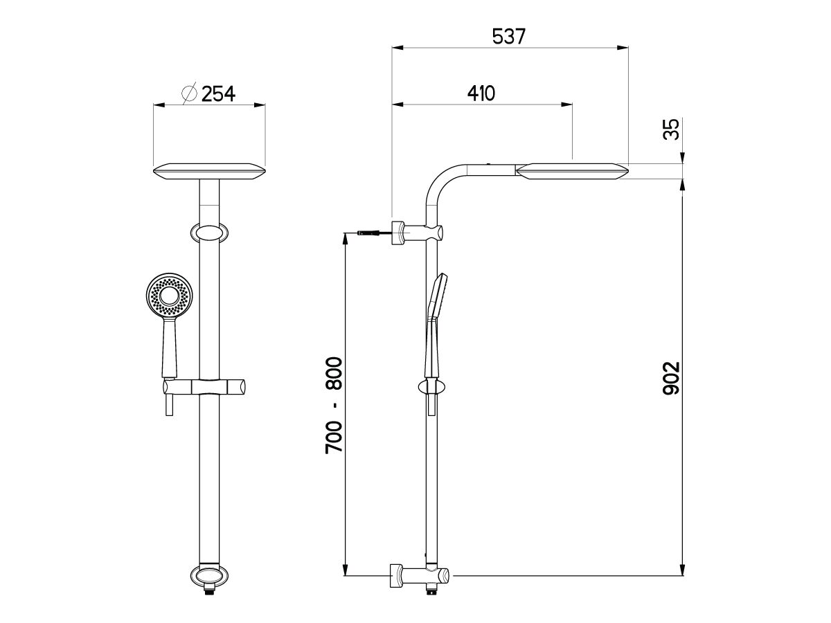 Nikles Tronico Twin Shower Chrome (3 Star)