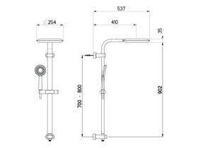 Nikles Tronico Twin Shower Chrome (3 Star)