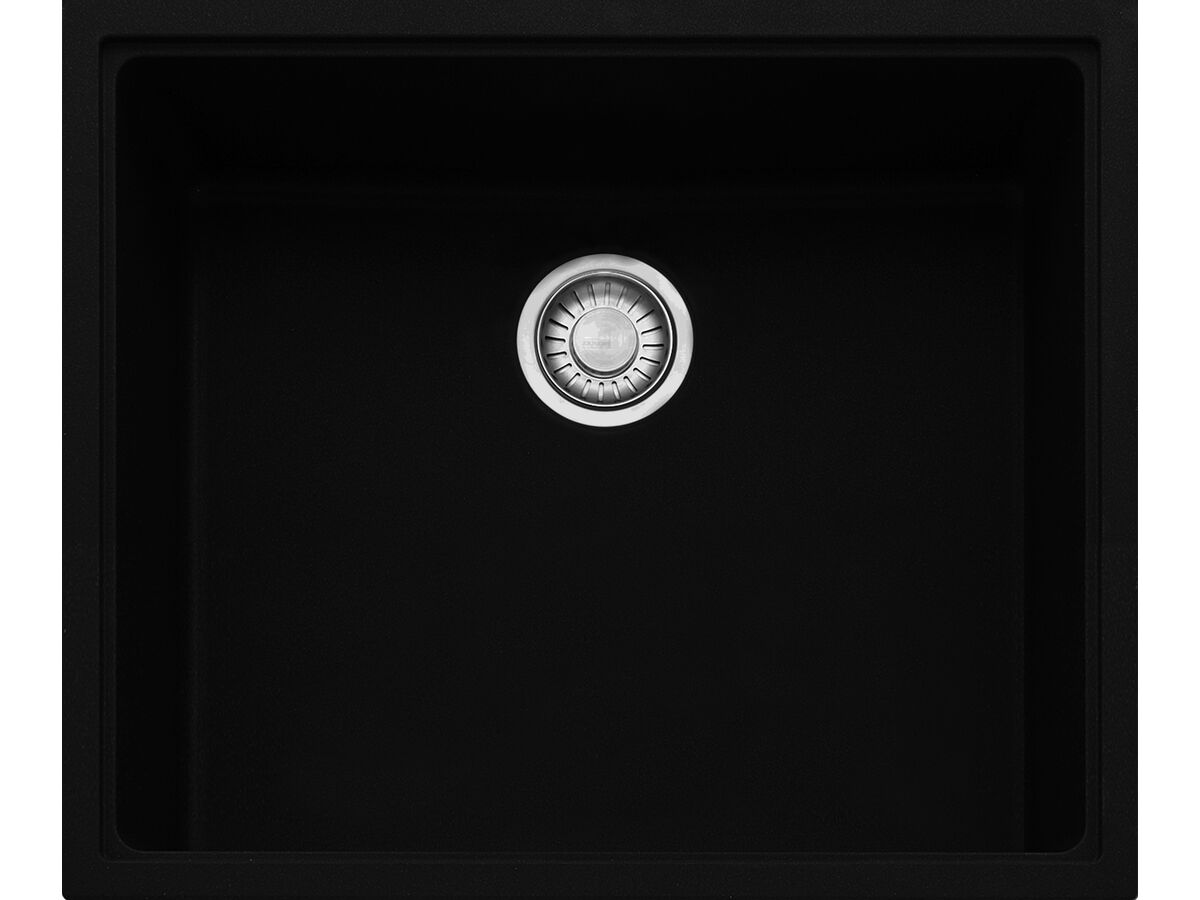 Franke Impact Granite IMG11050 Single Bowl Undermount Sink Onyx from Reece