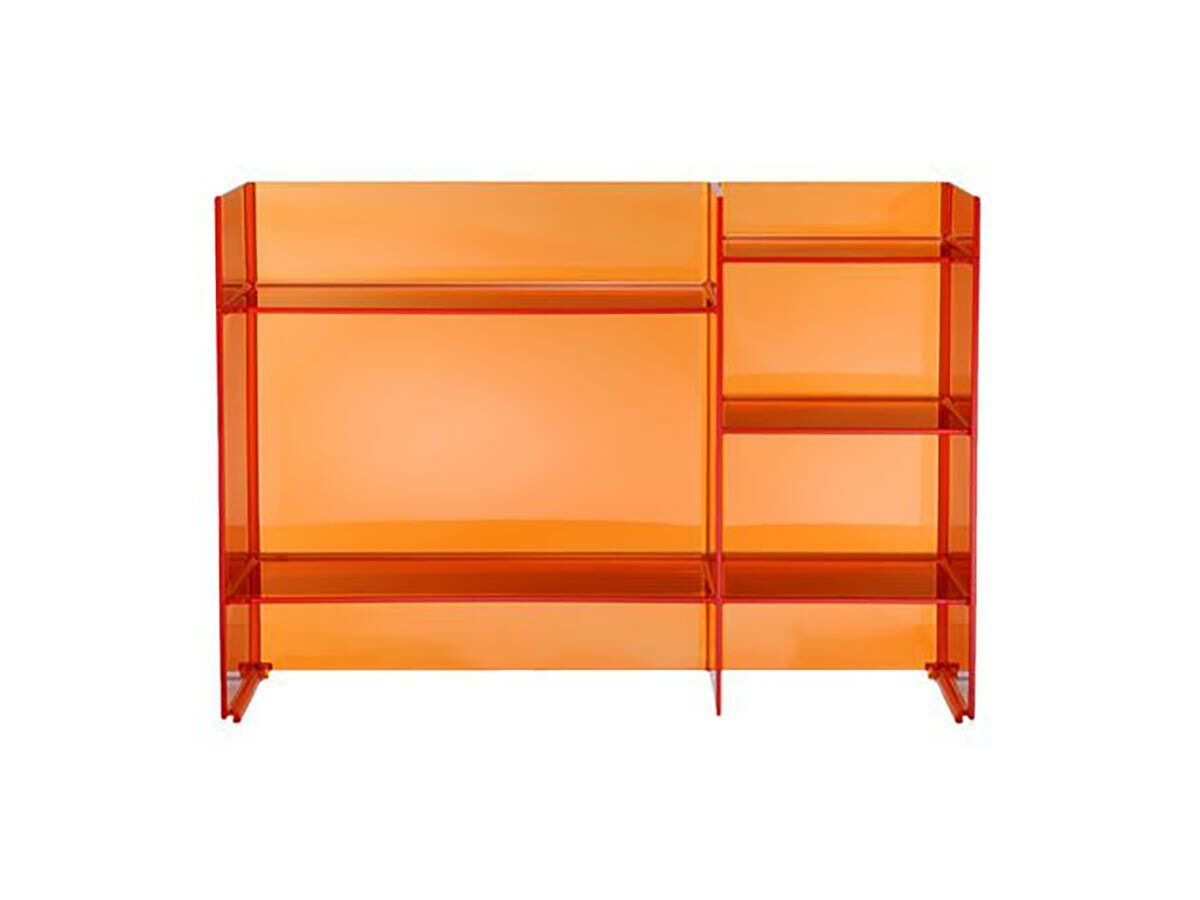 Kartell Rack 750 x 260 x 530mm Tangerine Orange