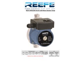 Installation Instructions - REEFE RHB1590 Hot Water Booster pump
