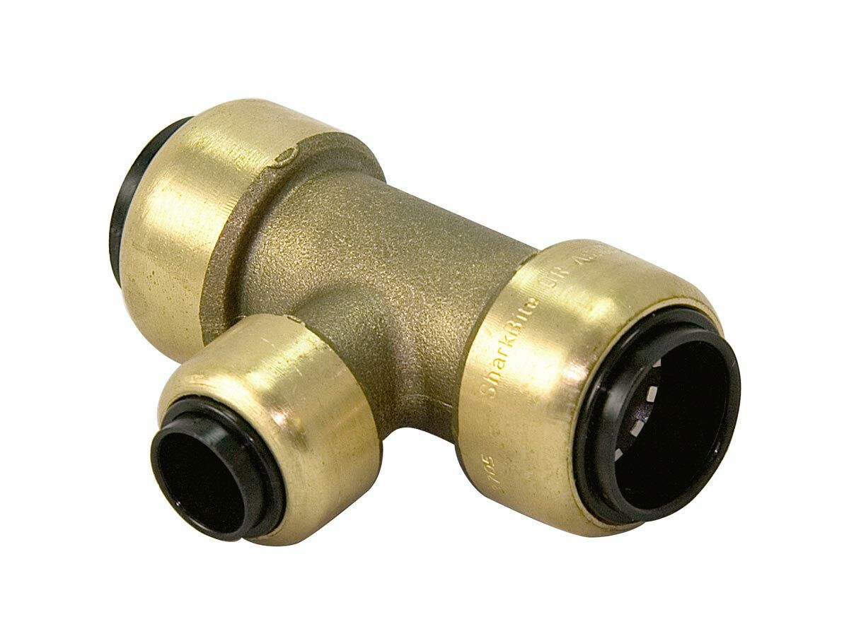 Sharkbite Copper Reducer Tee (F25) 3/4" x 3/4" x (1/2") from Reece