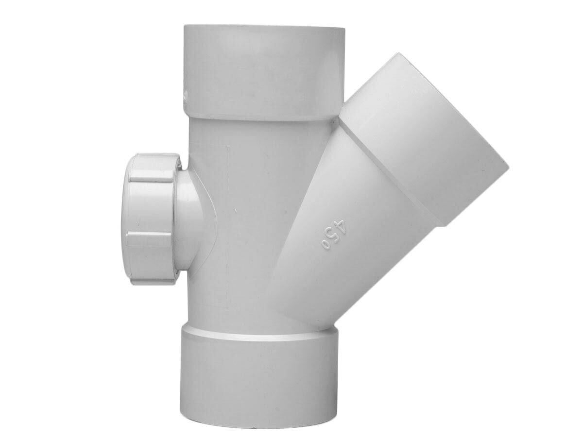 DWV Junction 50mm x 45 Degree IO