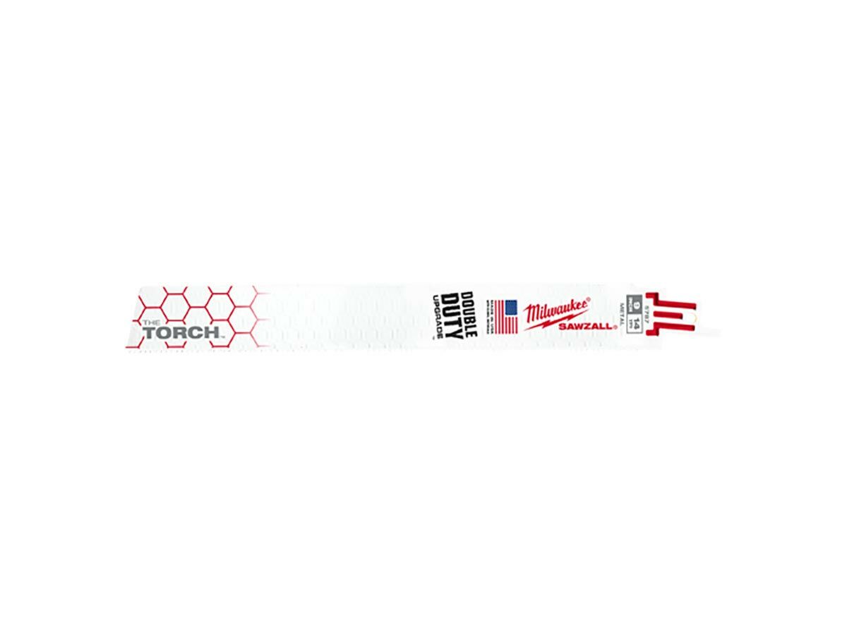 Milwaukee Reciprocating 230mm 14tpi Torch Bimetal 5 pack