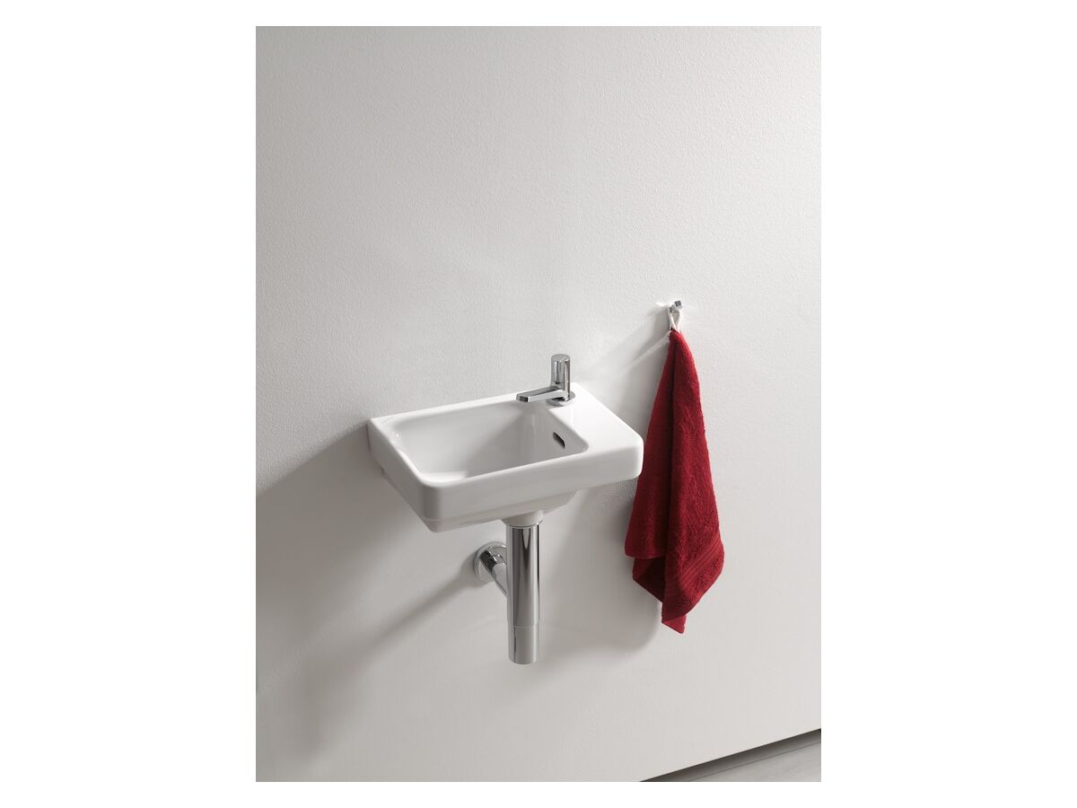LAUFEN Pro S Wall / Counter Basin Left Hand Basin 1 Taphole with Overflow 360x250 White
