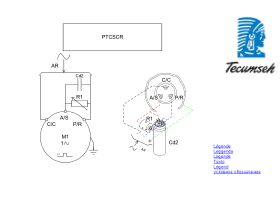 Wiring Diagram - Tecumseh Single Phase Compressor PTCSCR