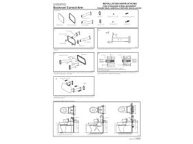 Installation Instructions - Caroma Care Backrest Stainless Steel Curved Arm Version White